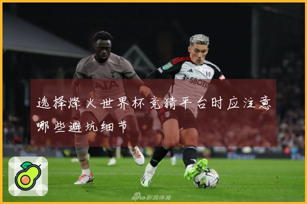 选择烽火世界杯竞猜平台时应注意哪些避坑细节