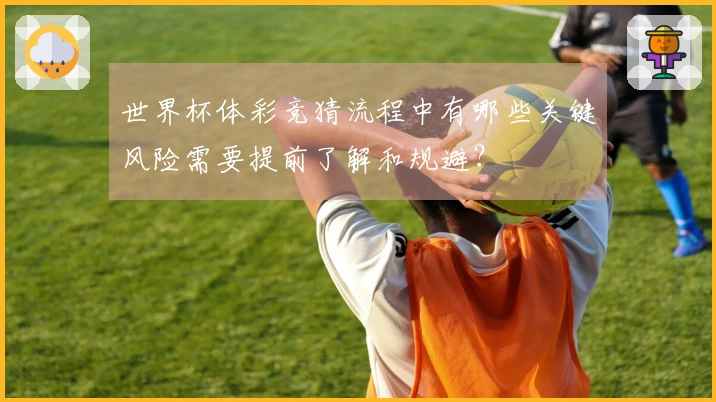 世界杯体彩竞猜流程中有哪些关键风险需要提前了解和规避？