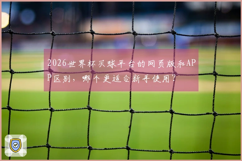 2026世界杯买球平台的网页版和APP区别，哪个更适合新手使用？